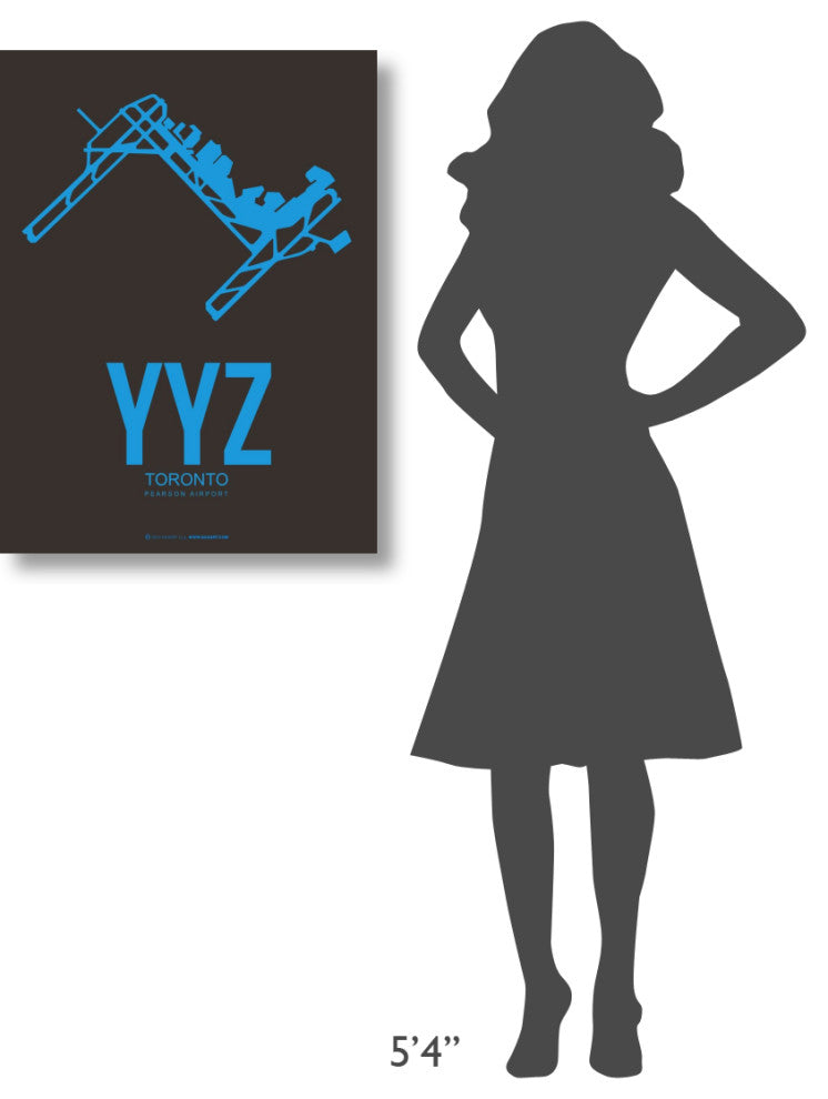 "YYZ Toronto Poster 1" Fine Art Print