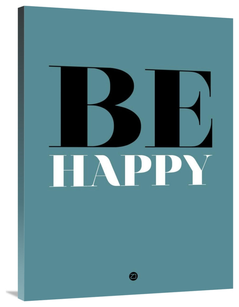 "Be Happy Poster 1" Fine Art Print
