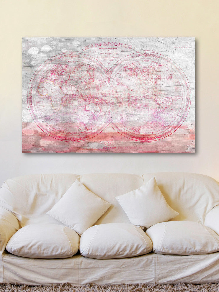 "Flash of Pink" Fine Art Canvas Print, 24"x16"