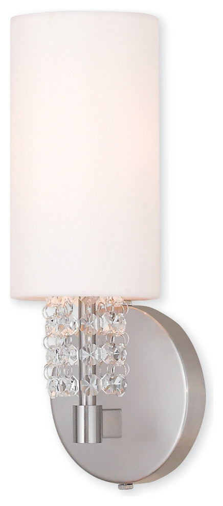 Carlisle 1-Light ADA Wall Sconce, Brushed Nickel