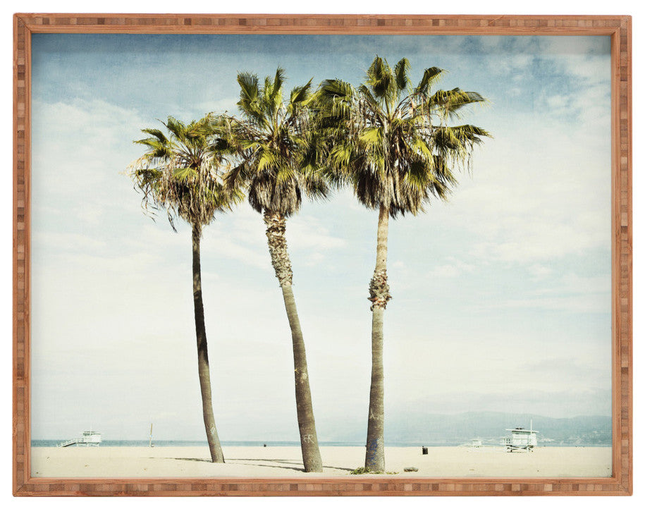 Deny Designs Bree Madden Venice Beach Palms Rectangular Tray