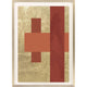 Gold Colorblock II Framed Art