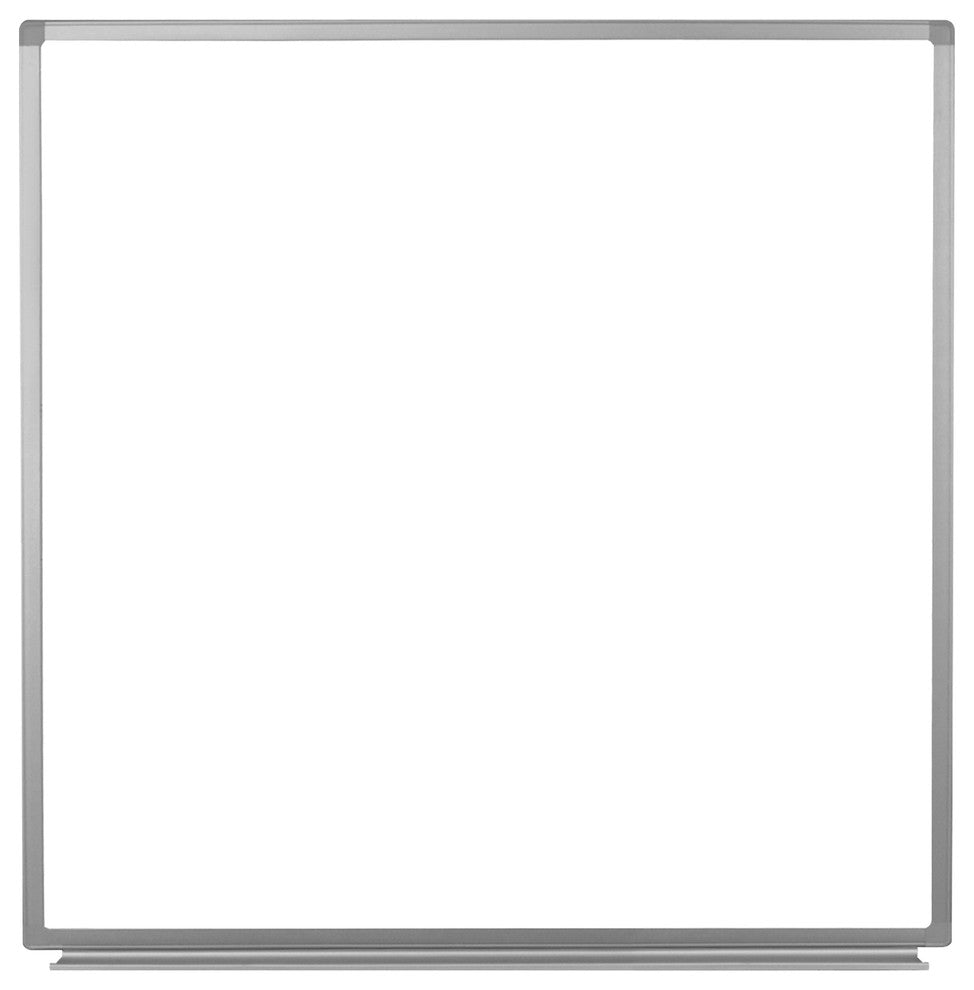 Luxor WB4848W 48"x48" Wall Mounted Magnetic Whiteboard