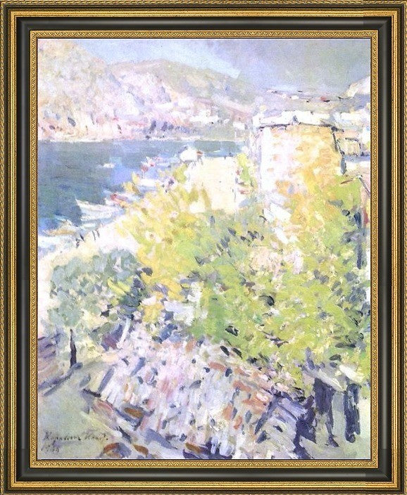 Constantin Alexeevich Korovin in the South Framed Premium Canvas Print, 20"x25"