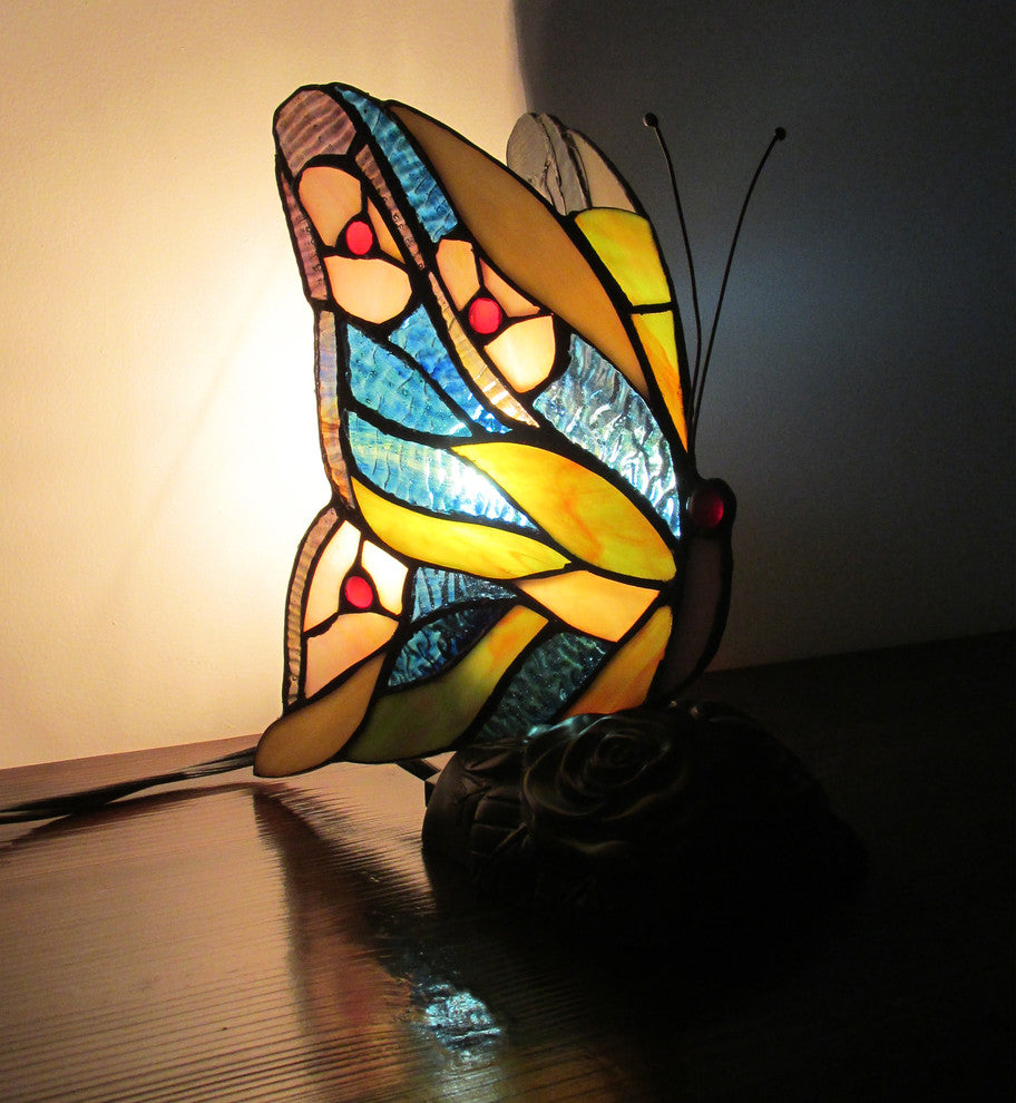 Jacy 6 1-Light Butterfly Accent Table Lamp