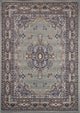 Home Dynamix Premium Sakarya Area Rug 5'2"x7'4", Border Silver