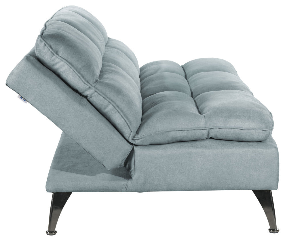 Sealy Santa Cruz Futon Sofa Convertible, Teal