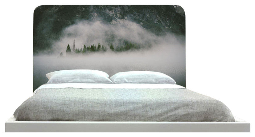 "Trees Through Mist" Headboard