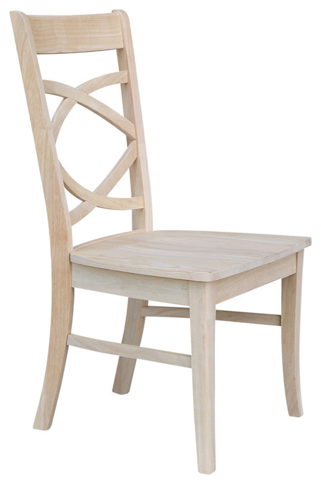 Set of Two Milano Chairs with Wood Seats
