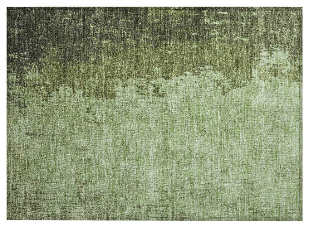 Machine Washable Indoor/Outdoor Chantille ACN1912 Aloe 1'8" x 2'6" Rug