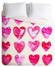 Amy Sia Heart Speckle Duvet Cover, 88"x68"