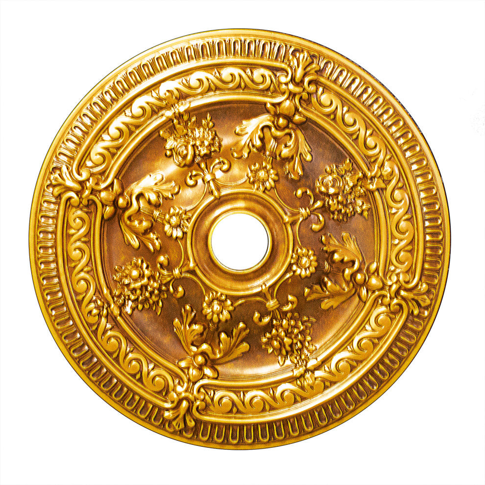 Artistry Lighting, Round 24" Burnished Gold Ceiling Medallion (ARP10-FB)