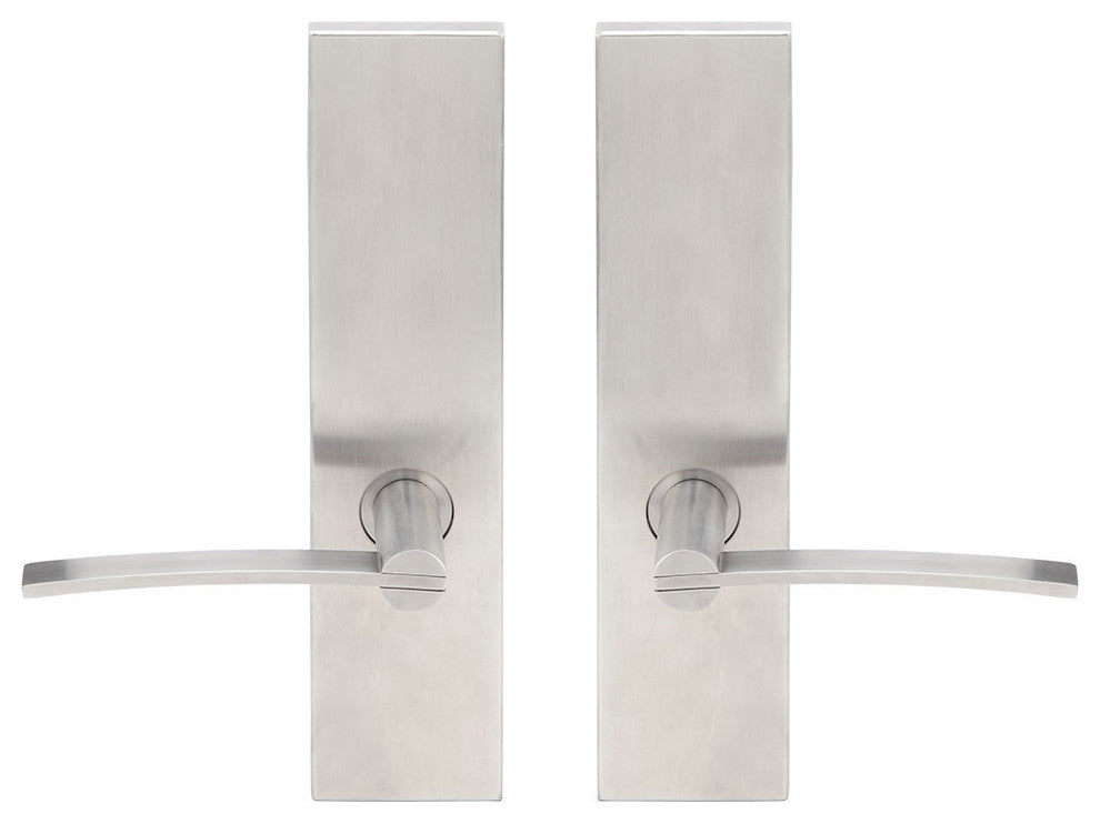Horizon Lever, Tubular Privacy, Satin Stainless Steel, 2-3/4" Backset