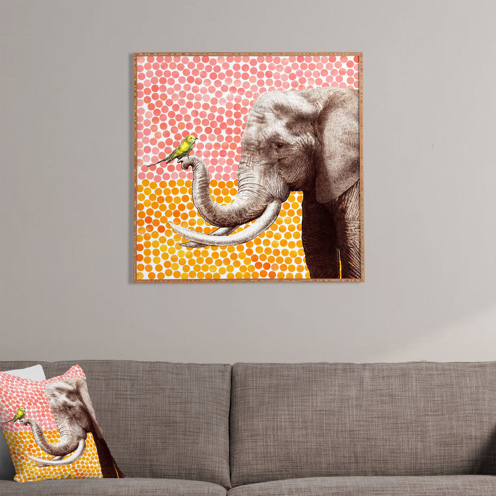 Deny Designs Garima Dhawan New Friends 2 Framed Wall Art