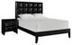 Modern Contemporary Bedroom 2-Piece SetQueen Bedroom Set Black