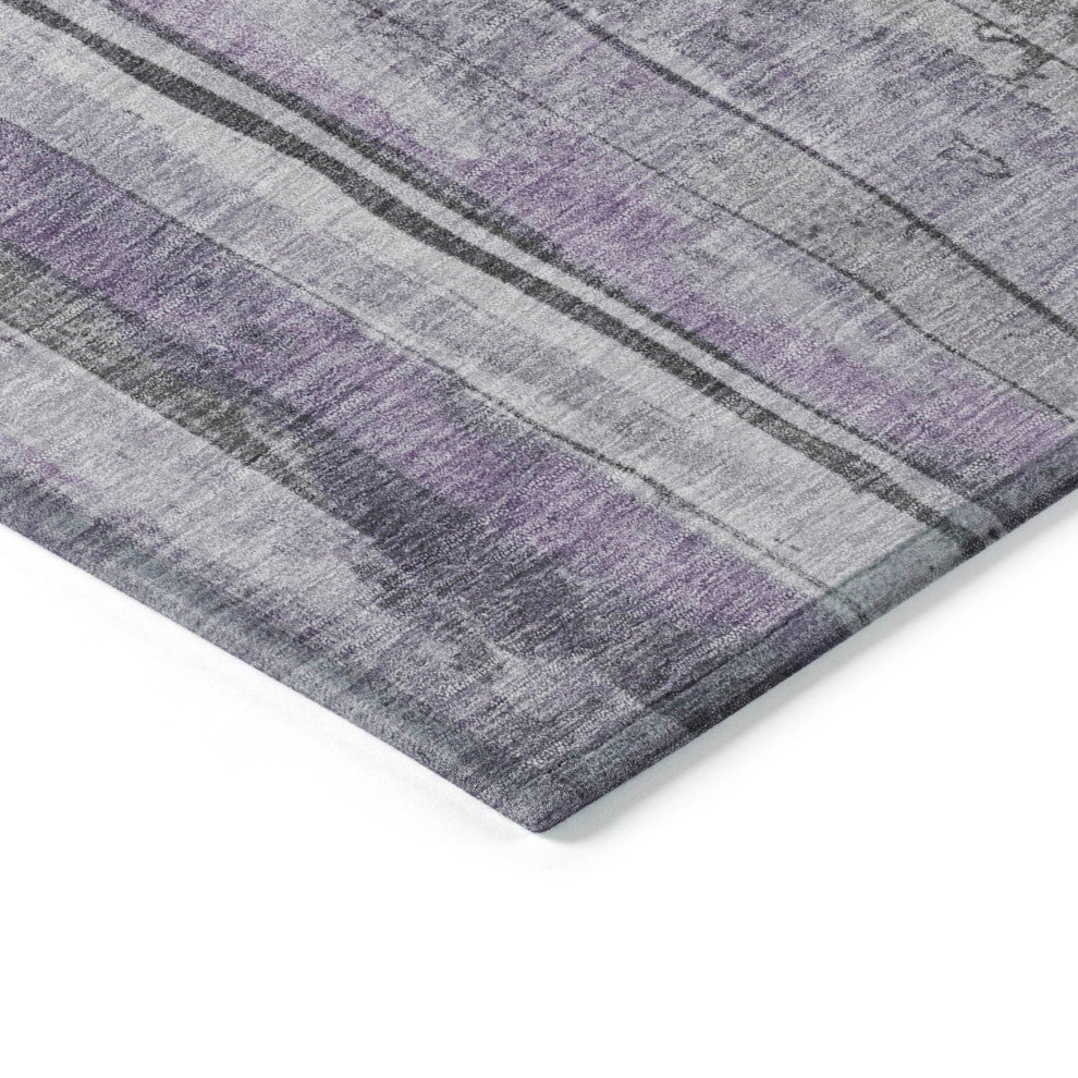 Machine Washable Indoor/Outdoor Chantille ACN1874 Violet 2'3" x 7'6" Runner Rug