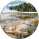 Grand Prismatic Spring, Landscape Photography Disc Metal Wall Art, 36"