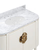 Briallen 48" White Vanity with Oval Undermount Sink