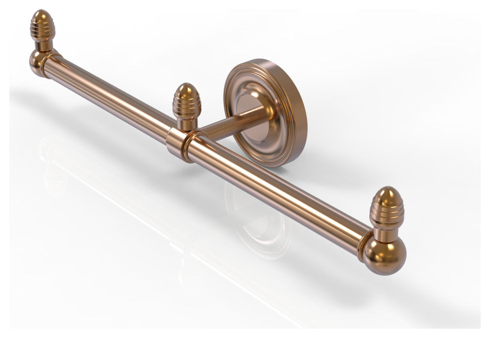 Prestige Regal 2 Arm Guest Towel Holder, Brushed Bronze