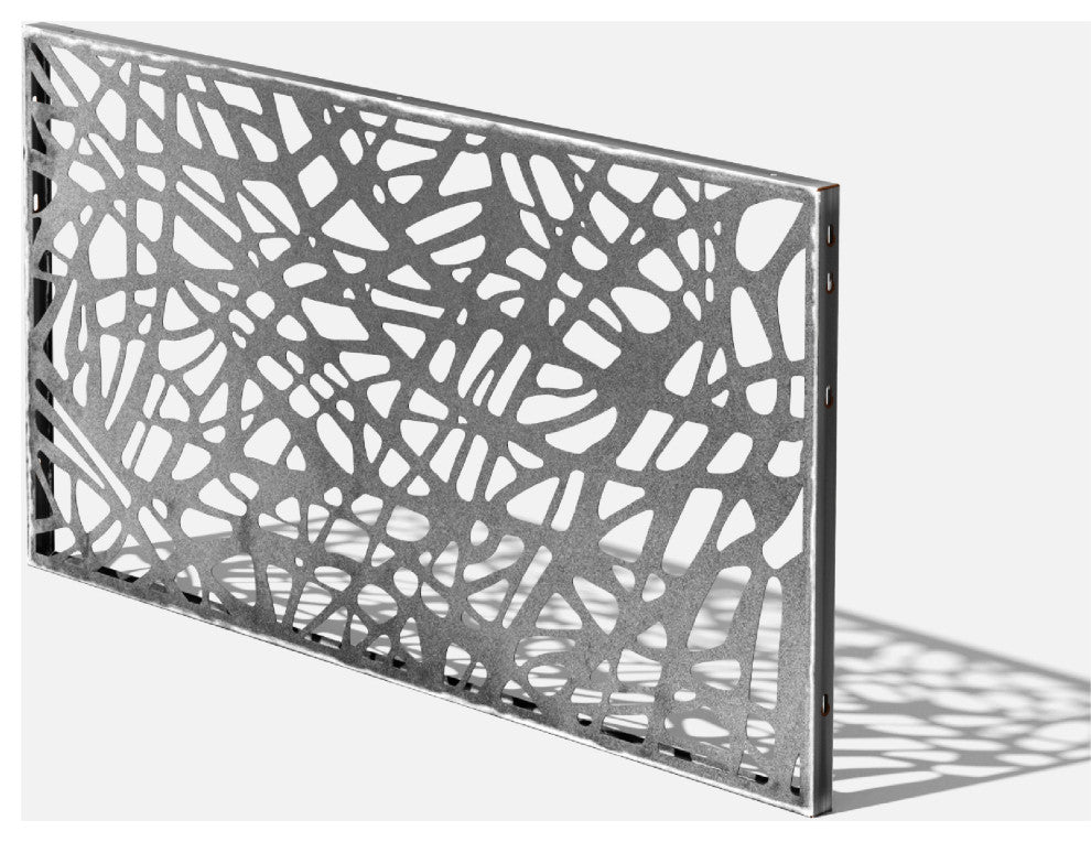 Alta Corten Steel Decorative Screen Panel, Web
