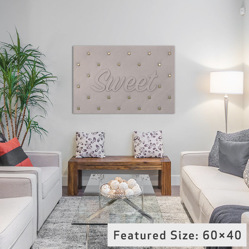 "Sweet White" by 5by5collective, 40x26x1.5