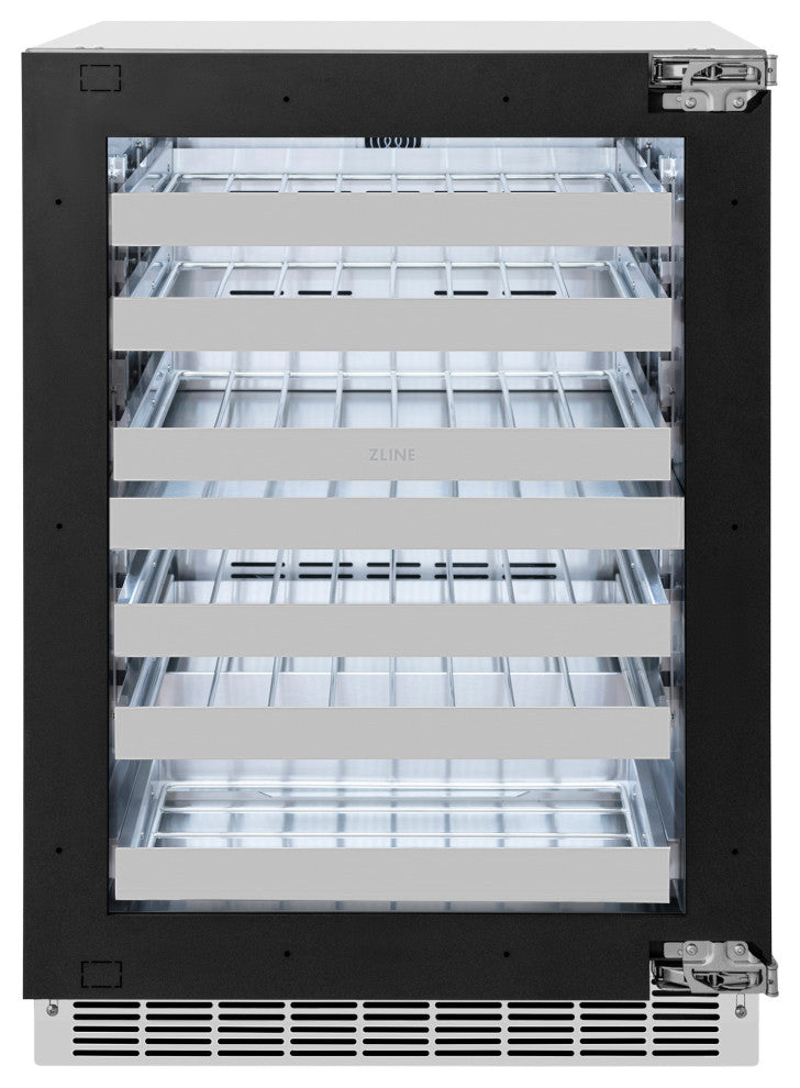 ZLINE 24" Dual-Zone Wine Cooler With Panel-Ready Door