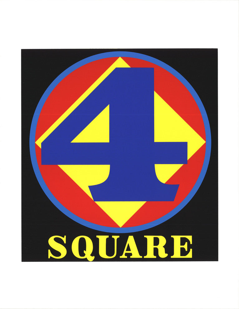 Robert Indiana, Polygon: Square (Four), 1997, Artwork