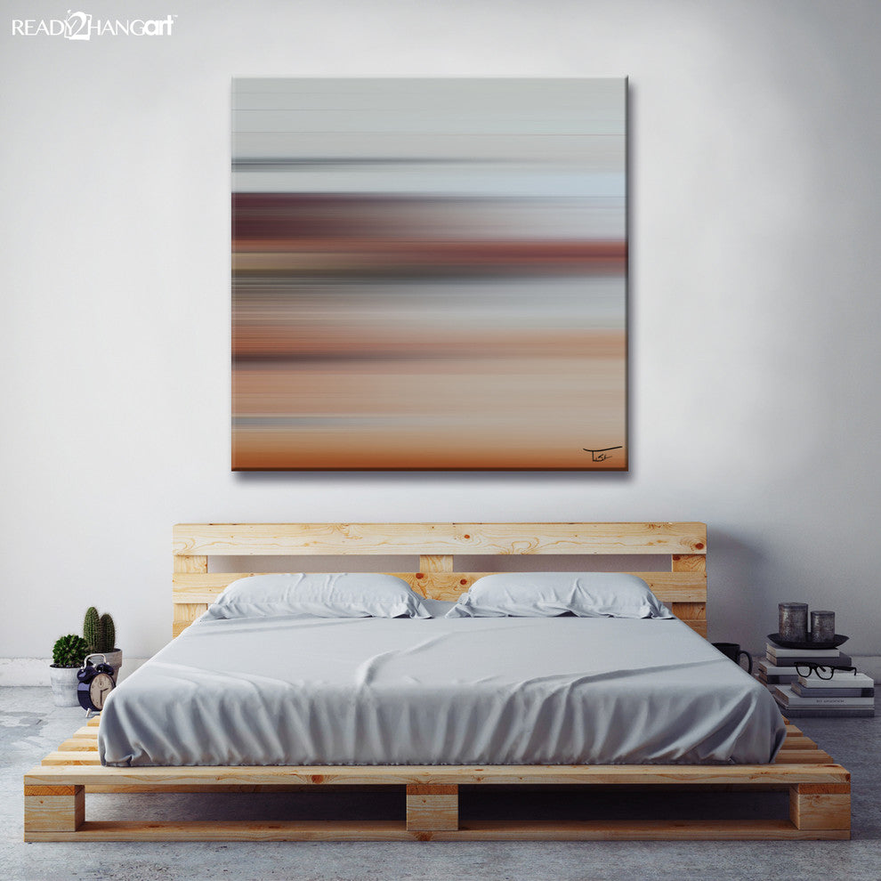 Ready2Hangart  'Blur Stripes Llxix' By Tristan Scott Canvas Art , 12" Hx12