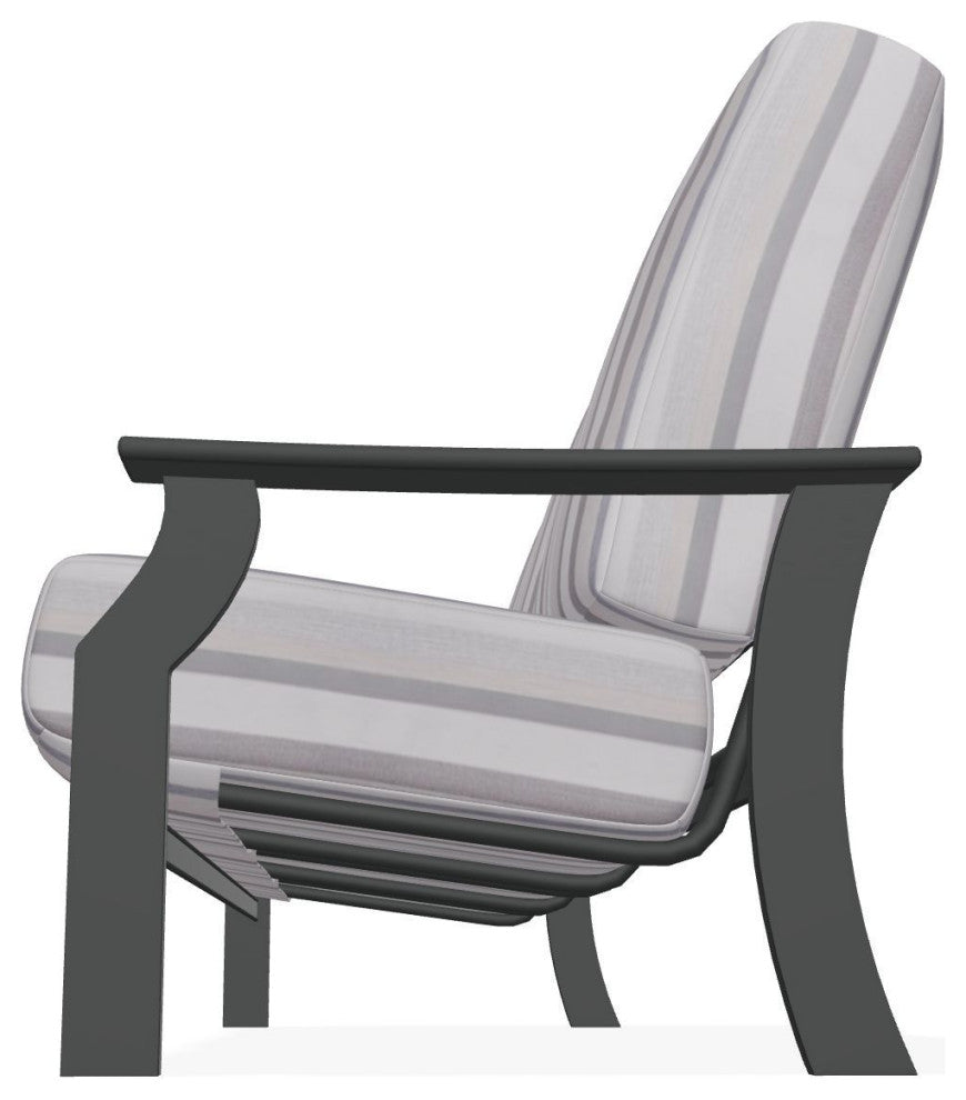 St. Catherine Deep Seat 3-Seat Outdoor Sofa, Sensory Dove/Graphite
