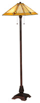 62H Diamond Mission Floor Lamp