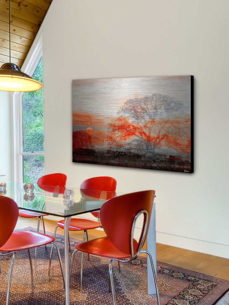 "Casa Vista" UV Ink Print on Brushed Aluminum, 60"x40"