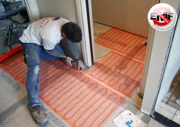 SunTouch Radiant Floor Heating Tape Mat Kits 2ft wide 240volt, 40 Sq. Feet