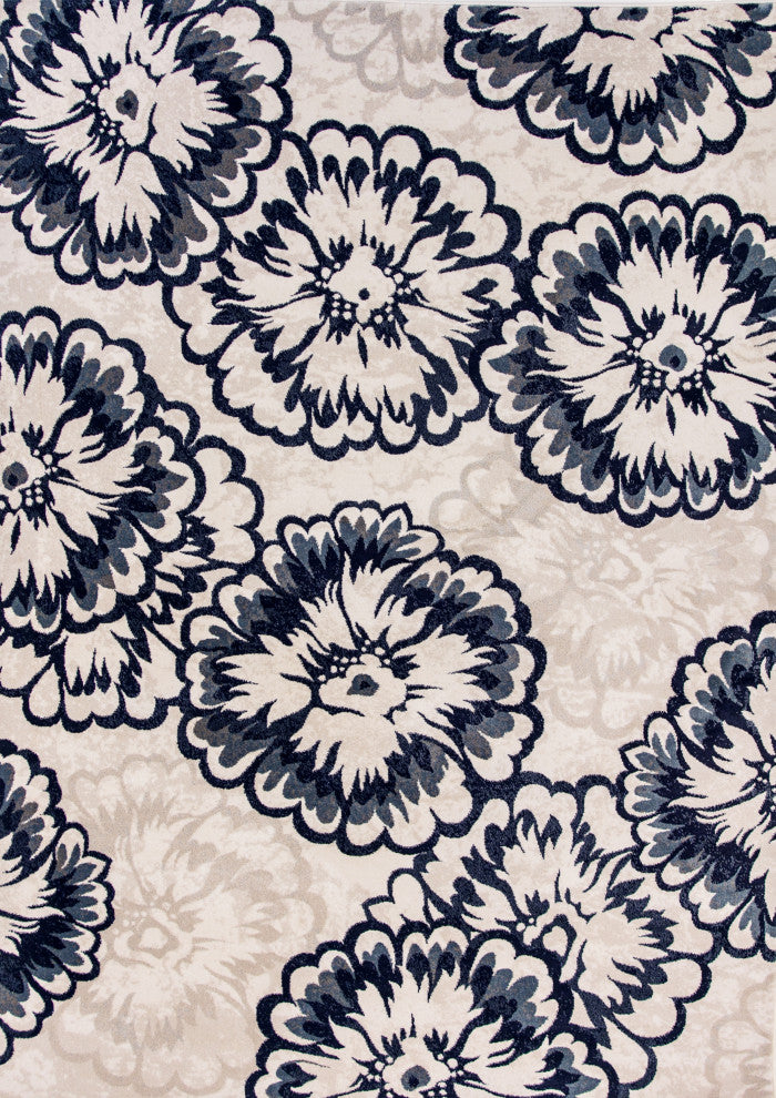 Melody Ivory Rug, 9'2"x12'10"