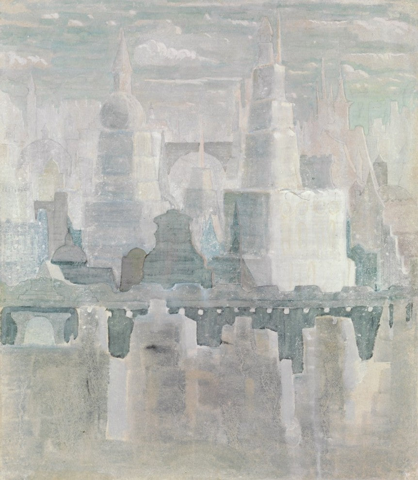 Mikalojus Ciurlionis The City - 20" x 25" Premium Canvas Print