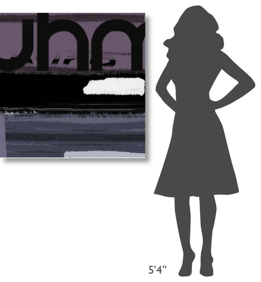 "Letter Purple" Fine Art Print