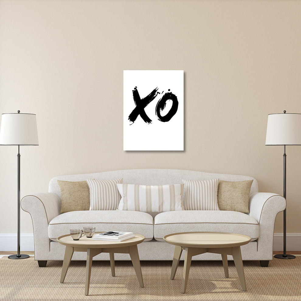 "XO Poster White" Fine Art Print