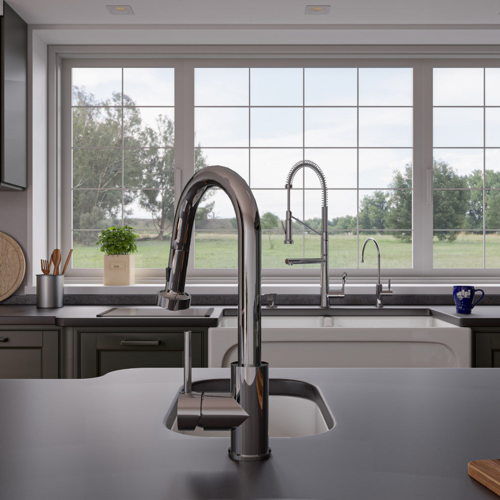 39" White Arched Apron Thick Wall Fireclay Double Bowl Farm Sink