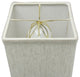 Rectangular Drum Lampshade 6"x7", Textured Oatmeal