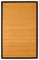 Jolene Bamboo Area Rug, Natural and Black, 2'x3'