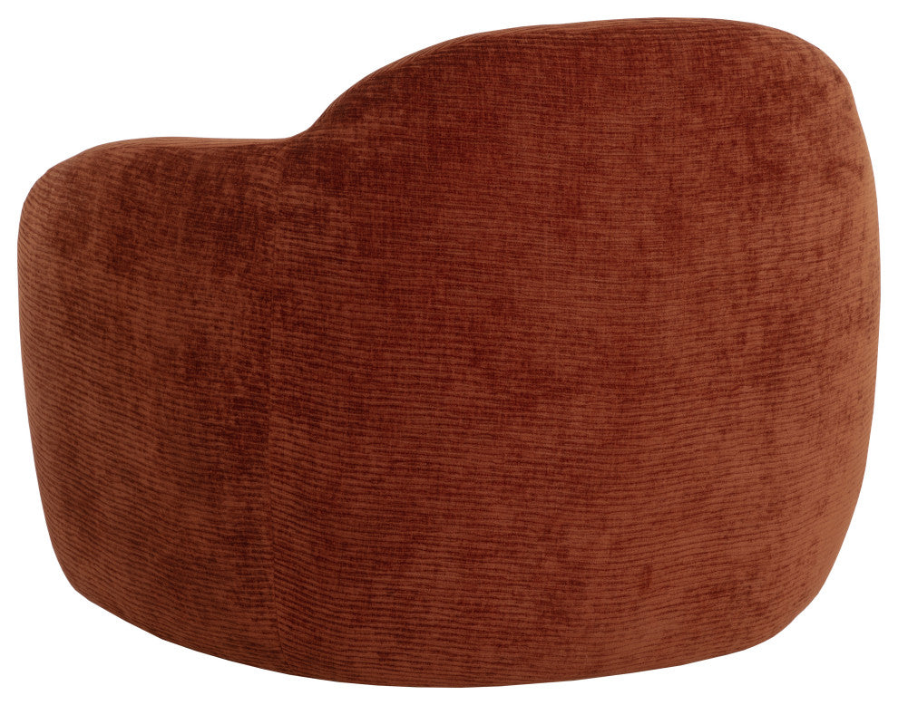 Ismo Swivel Lounge Chair, Opera Spice