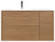 Eviva Prancer 36" Oak Wall Mount Bathroom Vanity
