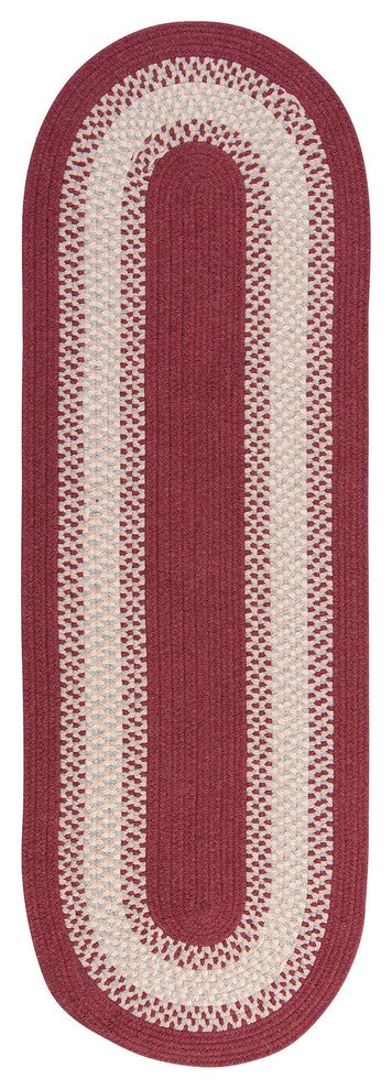 Colonial Mills North Ridge NG79 Berry Traditional Area Rug, Oval 2'x8'