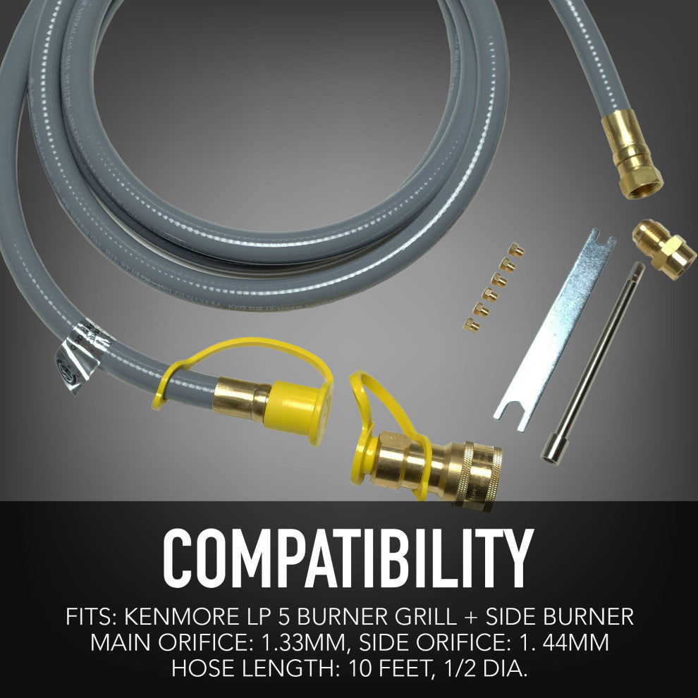 Permasteel 5 Burner Conversion Kit Conventional SB For PG-40506SRLC