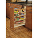 Wood Base Cabinet Pull Out Organizer With BB Soft Close, 5"
