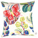 Pasargad Turkish Fine Silk Butterfly Pillow 16"