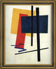 Kazimir Malevich Suprematism - 18" x 24" Framed Premium Canvas Print
