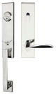 Stratus Lever, Tubular Entry Handleset, RHR, Polished Stainless Steel