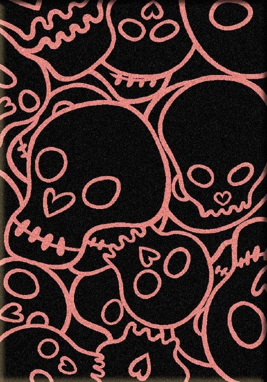Head Banger Rug, Pink, 3'x4', Scatter