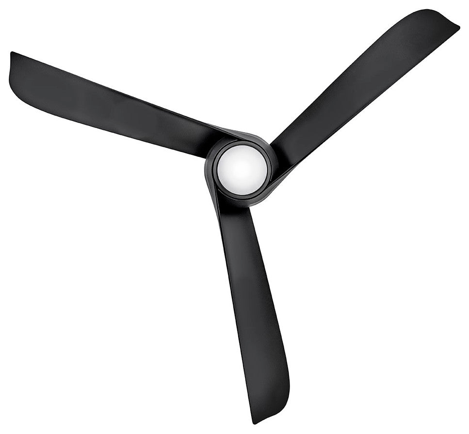 Hinkley Tiburon 56" Smart Fan, Matte Black