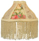 Meyda lighting 25901 6"W Fabric & Fringe Roses Shade